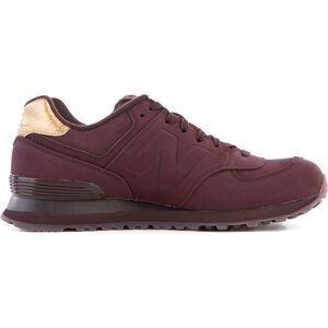 New Balance WL 574 MTB Bronze and Maroon Sneakers